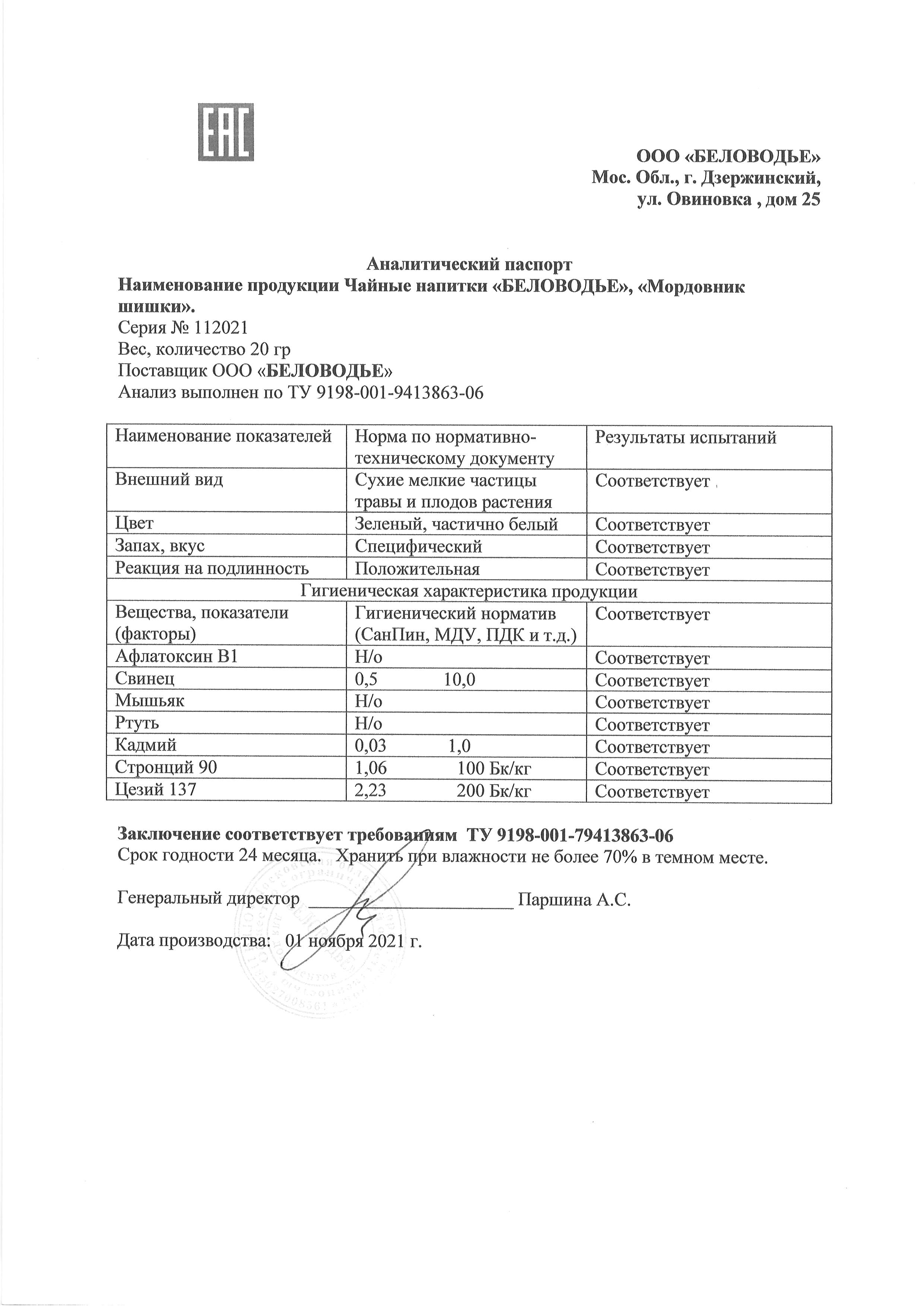 Паспорт №112021